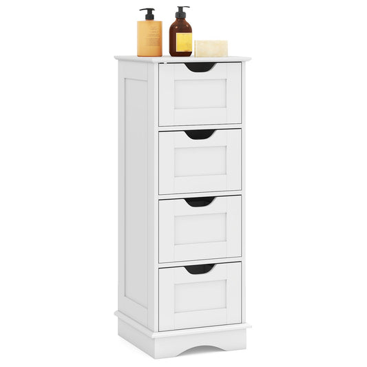 Bathroom Storage Cabinet with 4 Drawers