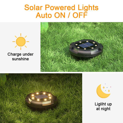 HQ SolarLighting LED Ground Light Pack for Pathway Garden Decoration HQ SolarLighting