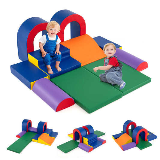 10-Piece Foam Climbing Blocks