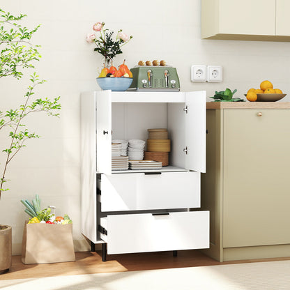 Sideboard Buffet Cabinet with Drawers and Storage Cabinet