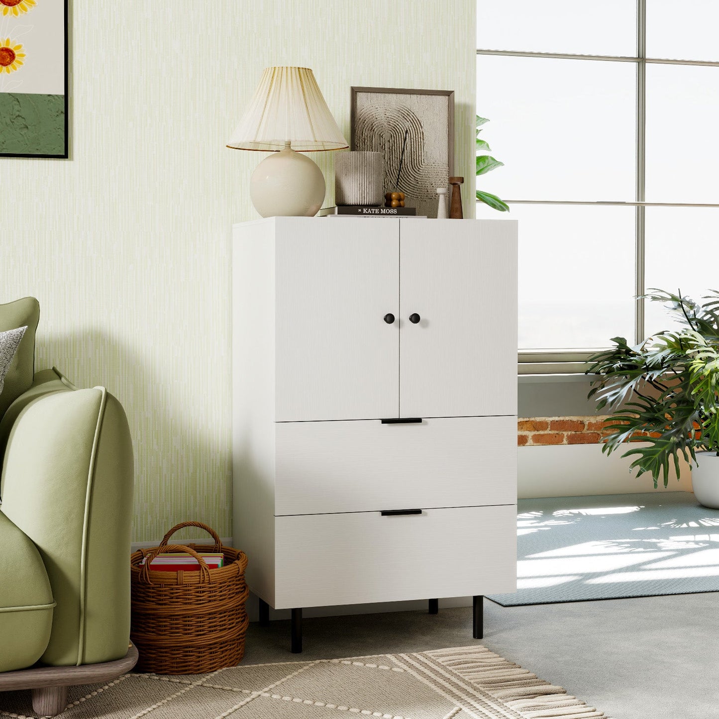 Sideboard Buffet Cabinet with Drawers and Storage Cabinet