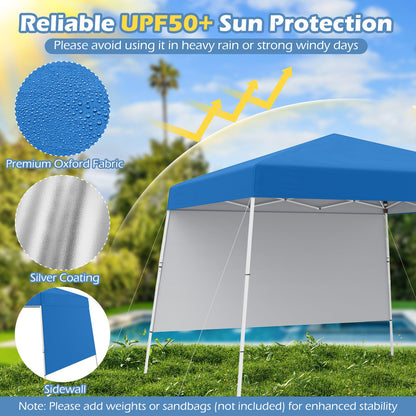3 x 3 m Pop up Canopy Tent w/ 1 Sidewall