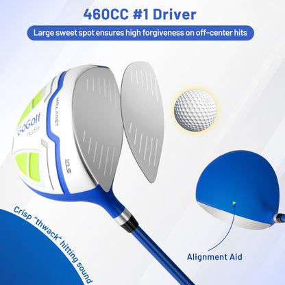 15-Piece Complete Golf Equipment Set
