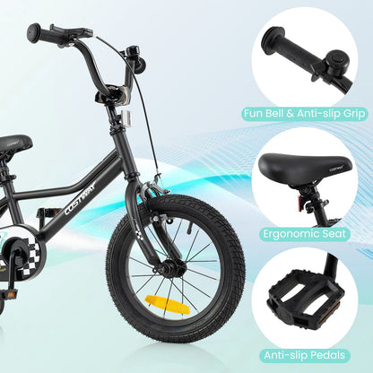 14/16/18-Inch Children Bicycle with Removable Training Wheels