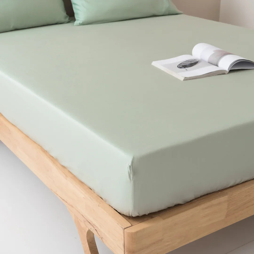 Bamboo Fitted Sheet - Sage