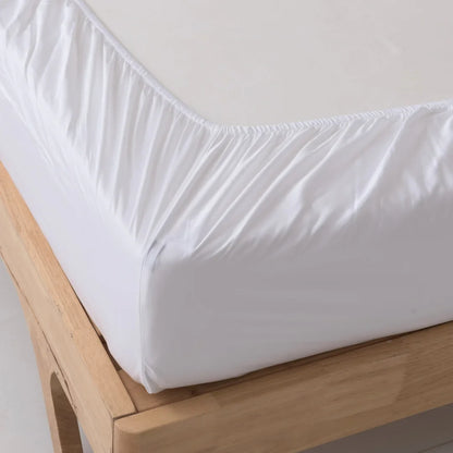 Bamboo Fitted Sheet - White