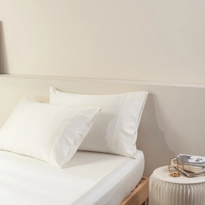 Bamboo Pillowcase Set - Ivory