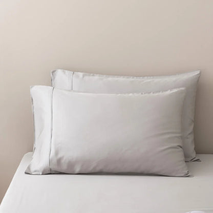 Bamboo Pillowcase Set - Silver