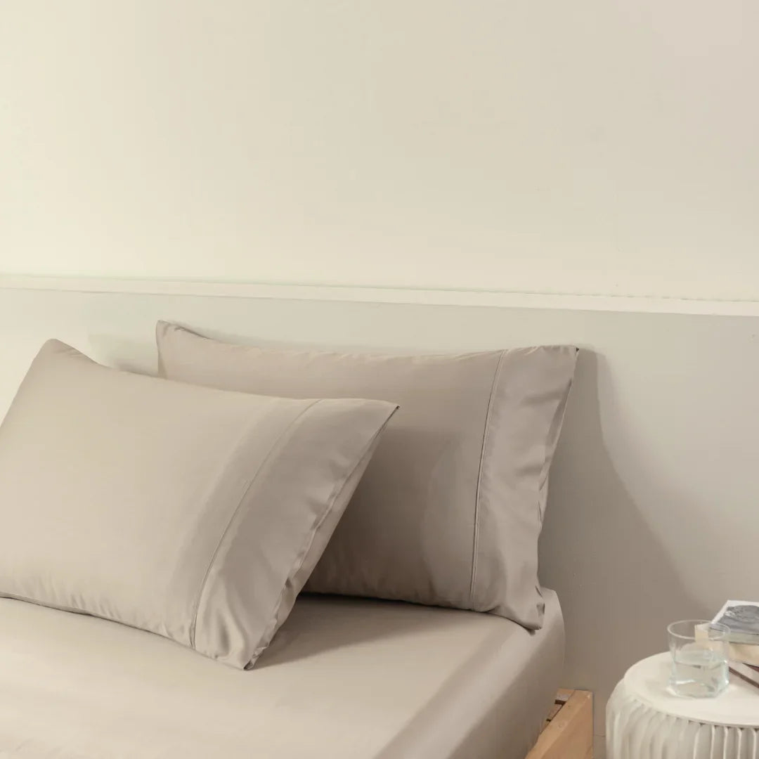 Bamboo Pillowcase Set - Taupe