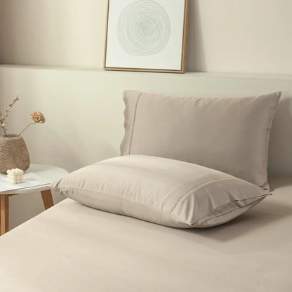 Bamboo Pillowcase Set - Taupe
