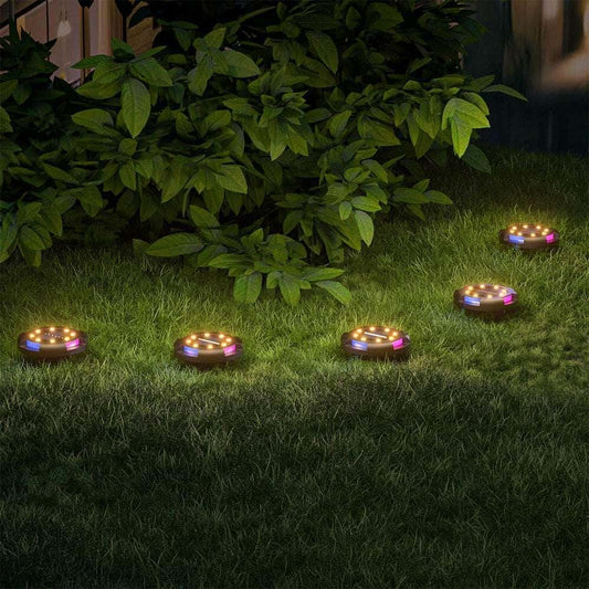 HQ SolarLighting LED Ground Light Pack for Pathway Garden Decoration