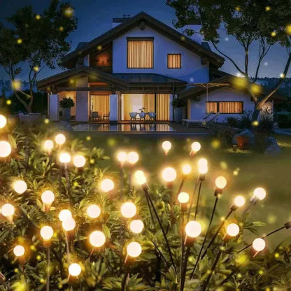 HQ SolarLighting Waterproof Solar Powered Firefly Lights Warm White for Garden Decoration - Garden Lights