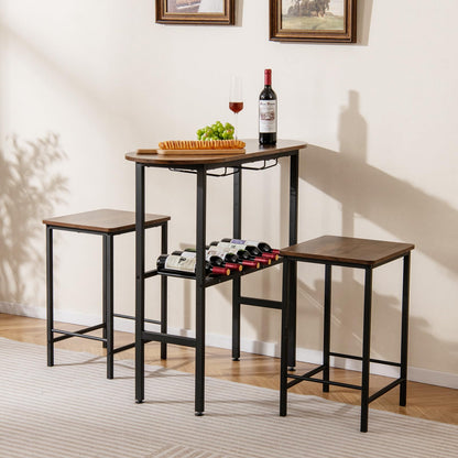 3 Piece Counter Height Table Set
