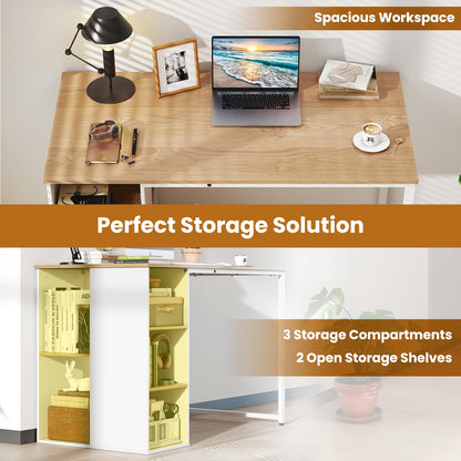 115cm Computer Desk, Modern Home Office Desk