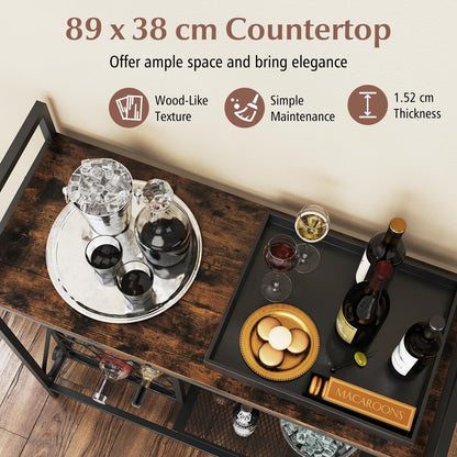 21 Bottle Wine Rack, Freestanding Floor Wine Bottle Organizer