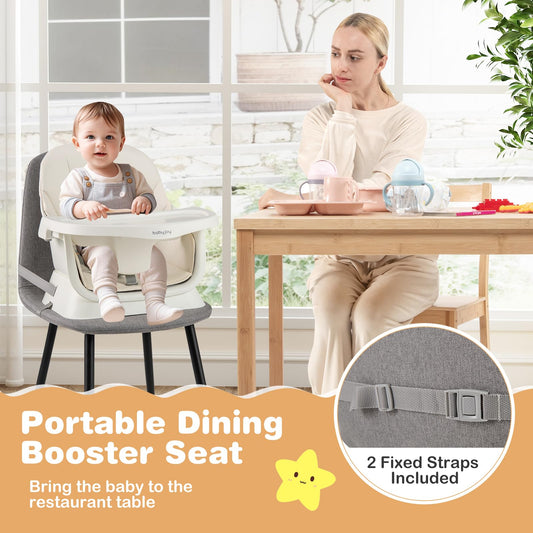 16-in-1 Baby High Chair, Convertible Highchair for Babies and Toddlers